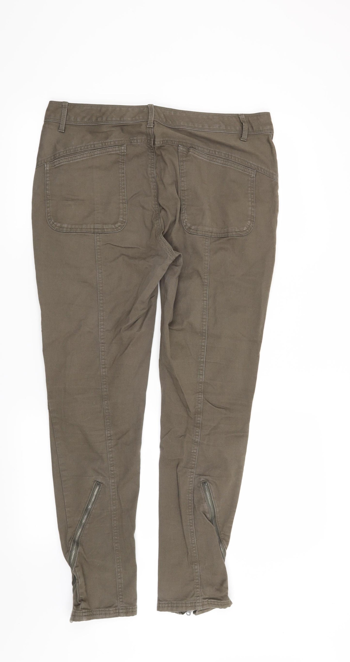 Gap Womens Green   Skinny Jeans Size 14 L28 in