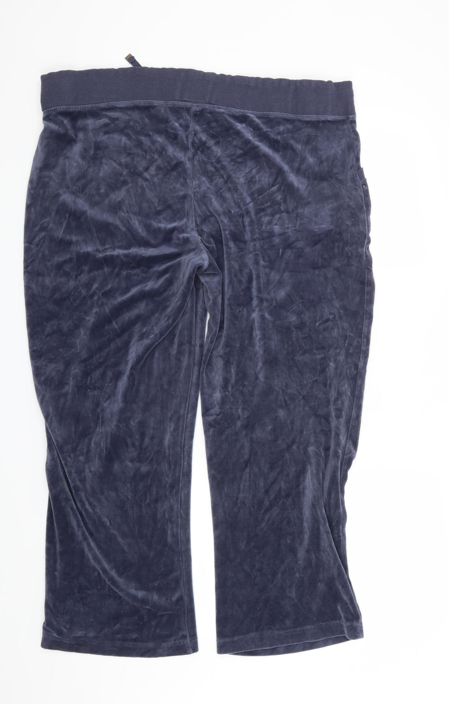 Preworn Womens Blue   Sweatpants Trousers Size 20 L27 in