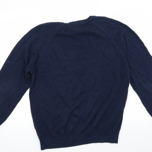 Primark Mens Blue   Pullover Jumper Size L