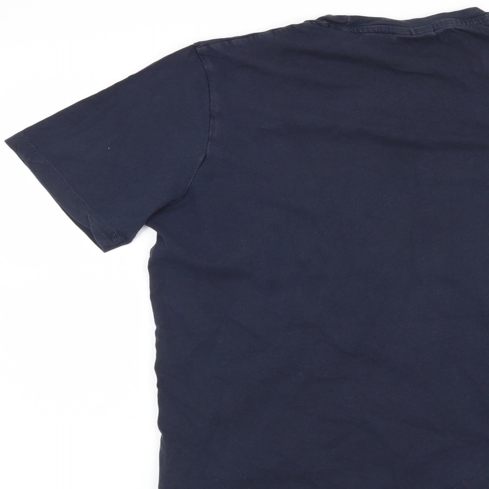 JACK & JONES Mens Blue    T-Shirt Size S