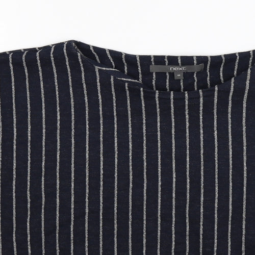 NEXT Womens Blue Striped  Pullover Sweatshirt Size 18