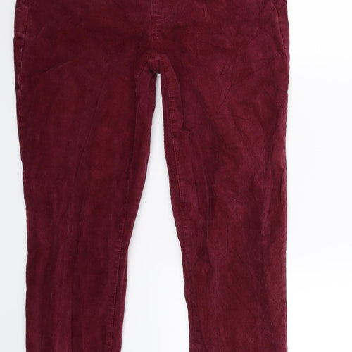 Gap Womens Purple  Corduroy Trousers  Size 30 in L28 in