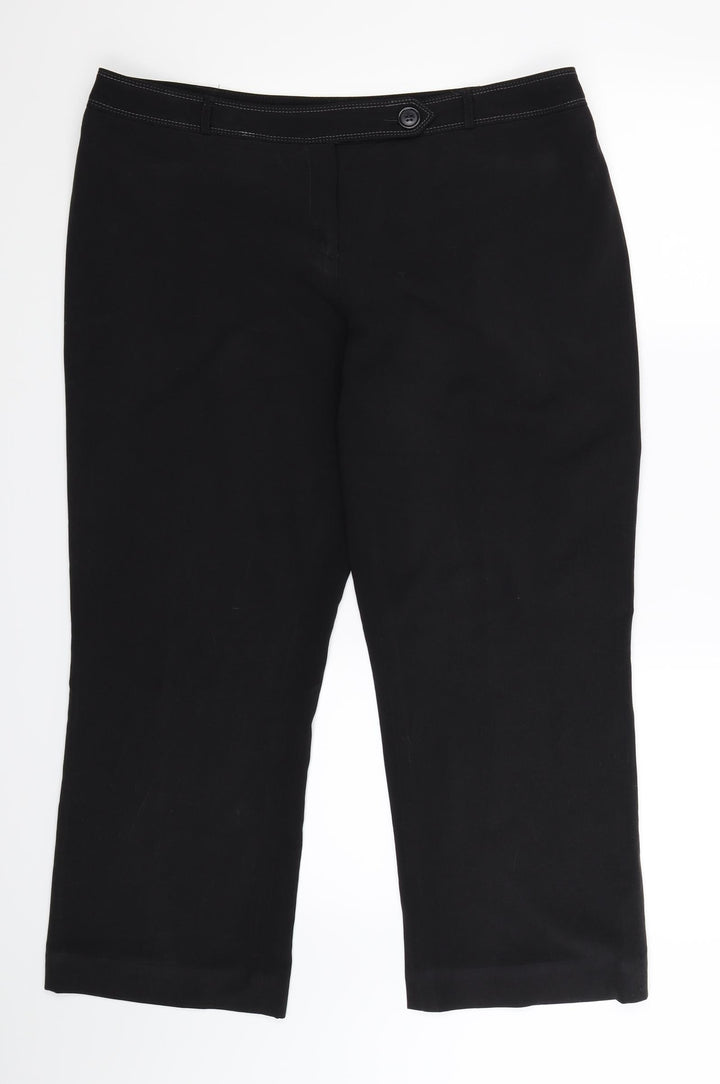Dorothy Perkins Womens Black   Trousers  Size 16 L26 in