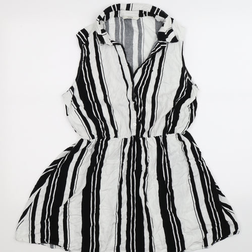 George Womens Multicoloured Striped  Fit & Flare  Size 14