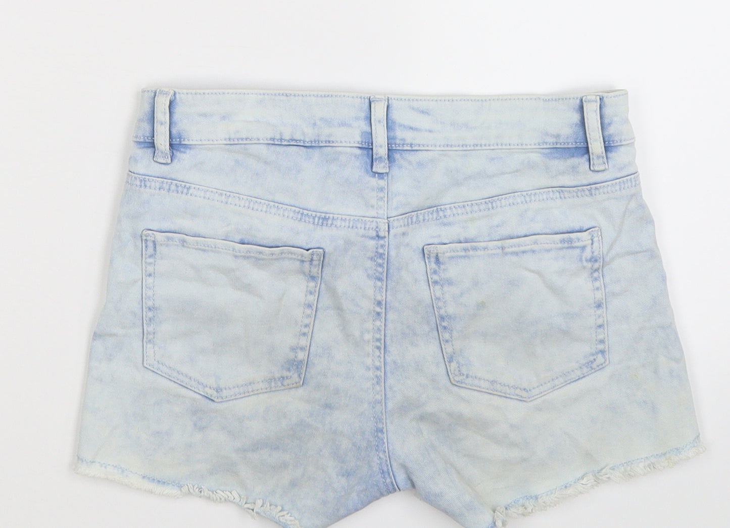 H&M Girls Blue  Denim Hot Pants Shorts Size 11-12 Years