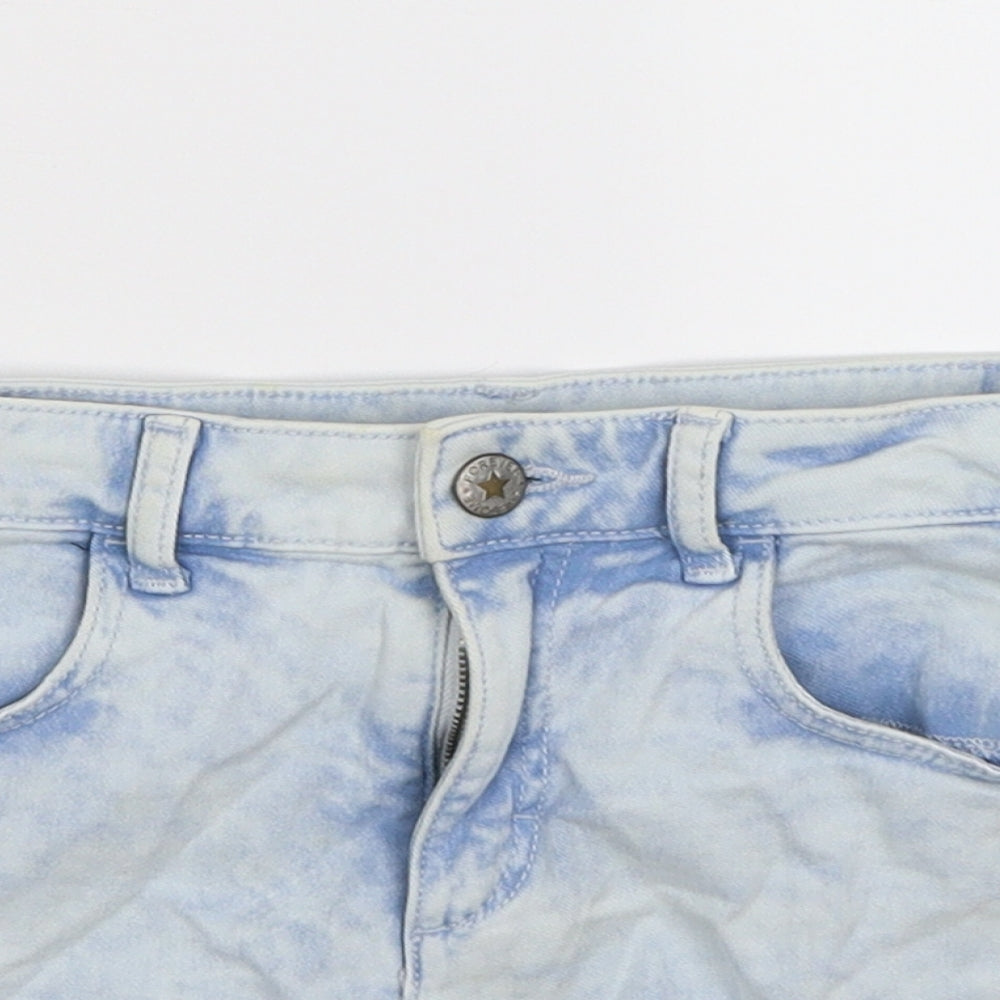 H&M Girls Blue  Denim Hot Pants Shorts Size 11-12 Years