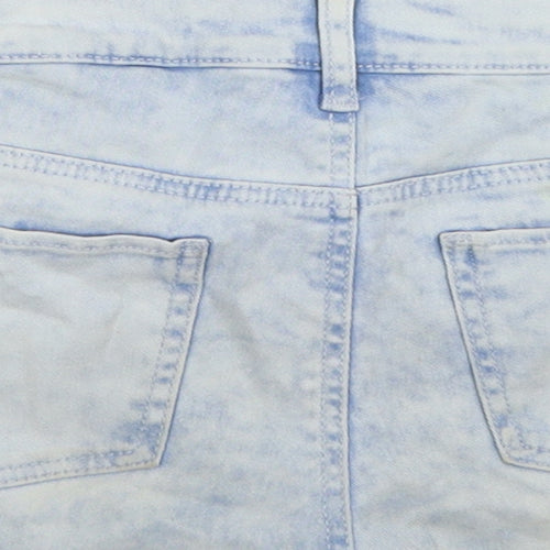 H&M Girls Blue  Denim Hot Pants Shorts Size 11-12 Years