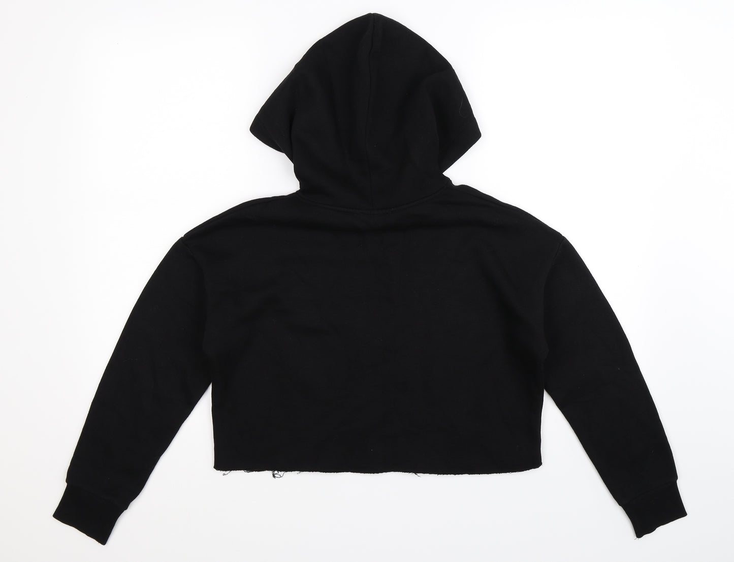 New Look Girls Black   Pullover Hoodie Size 12-13 Years  - Cropped