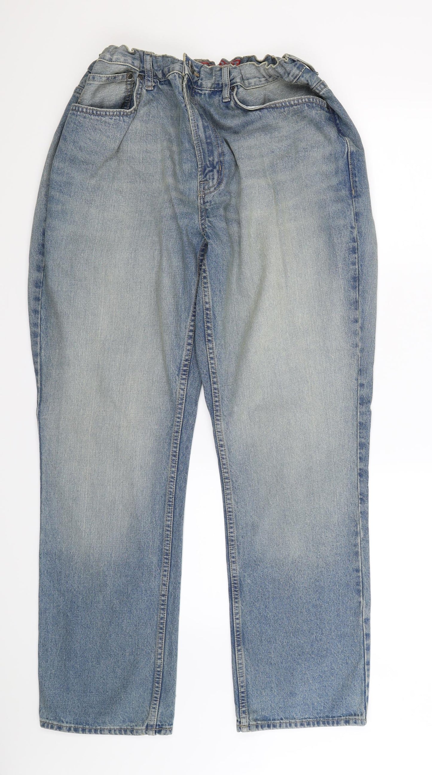 George Mens Blue  Denim Straight Jeans Size 40 L31 in
