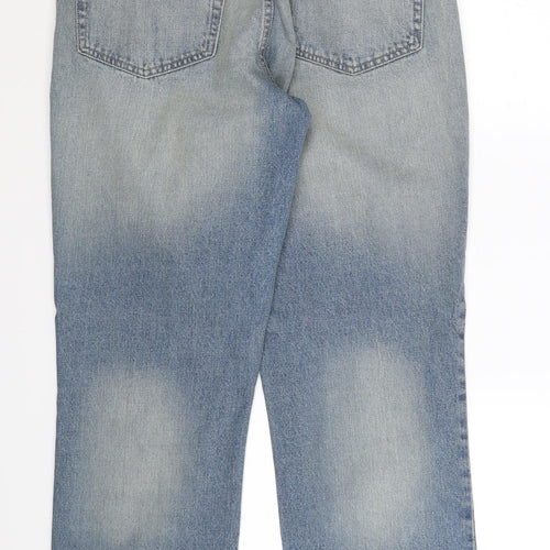 George Mens Blue  Denim Straight Jeans Size 40 L31 in