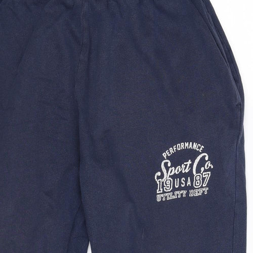 Twisted Gorilla Mens Blue   Sweatpants Trousers Size XL L27 in