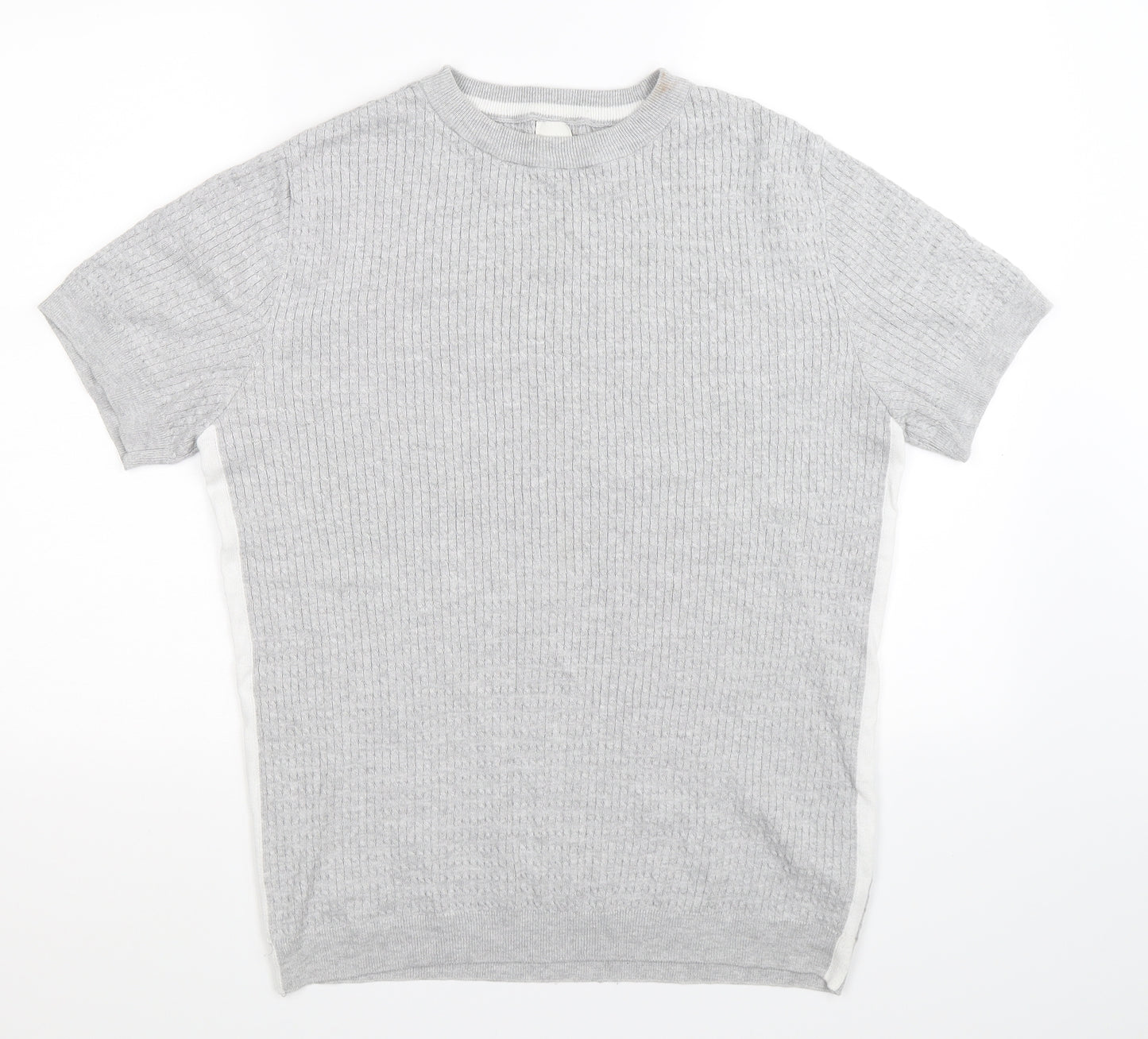 River Island Mens Grey    T-Shirt Size M