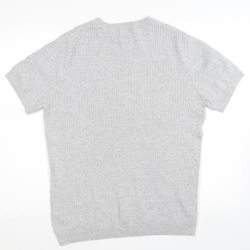 River Island Mens Grey    T-Shirt Size M