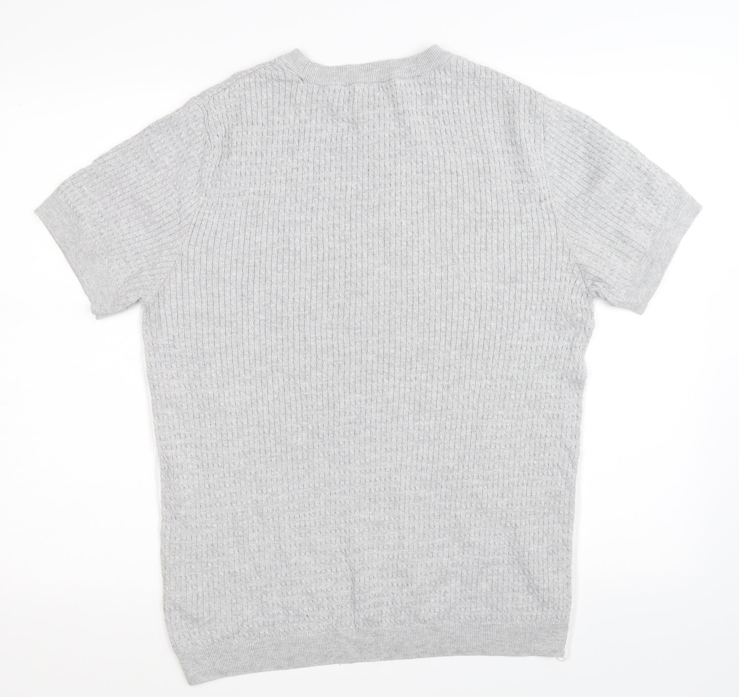 River Island Mens Grey    T-Shirt Size M