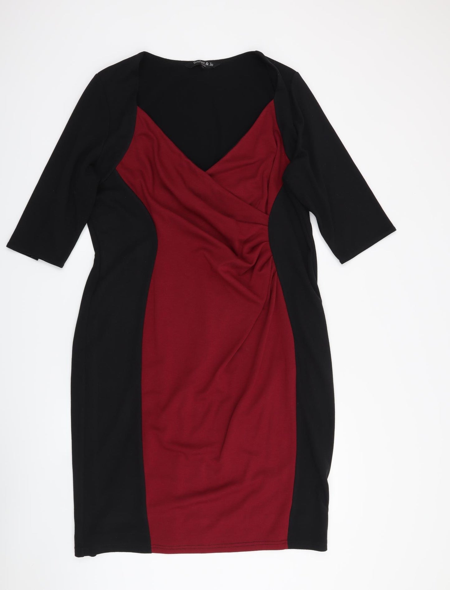 Scarlett & Jo Womens Black   A-Line  Size 22
