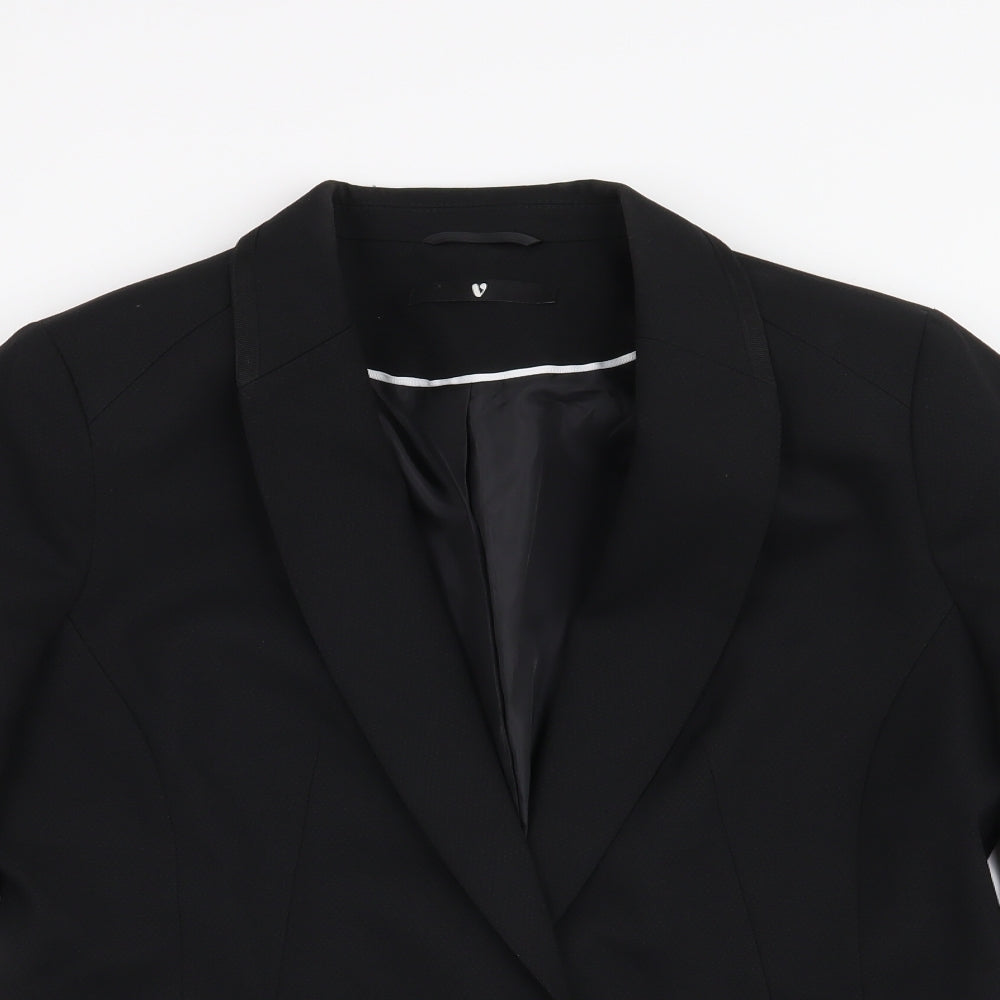 very  Womens Black   Jacket Suit Jacket Size 16