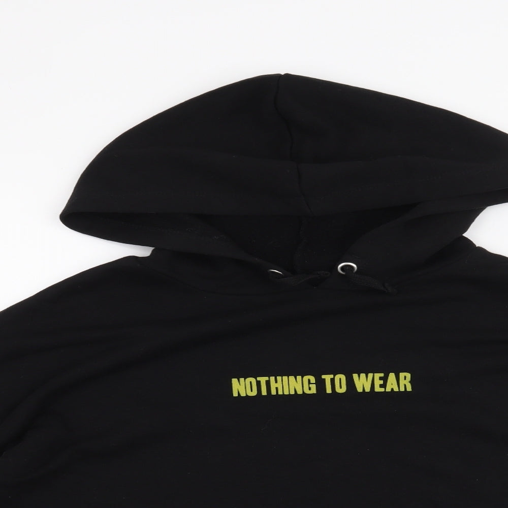 New Look Girls Black   Pullover Hoodie Size 14-15 Years