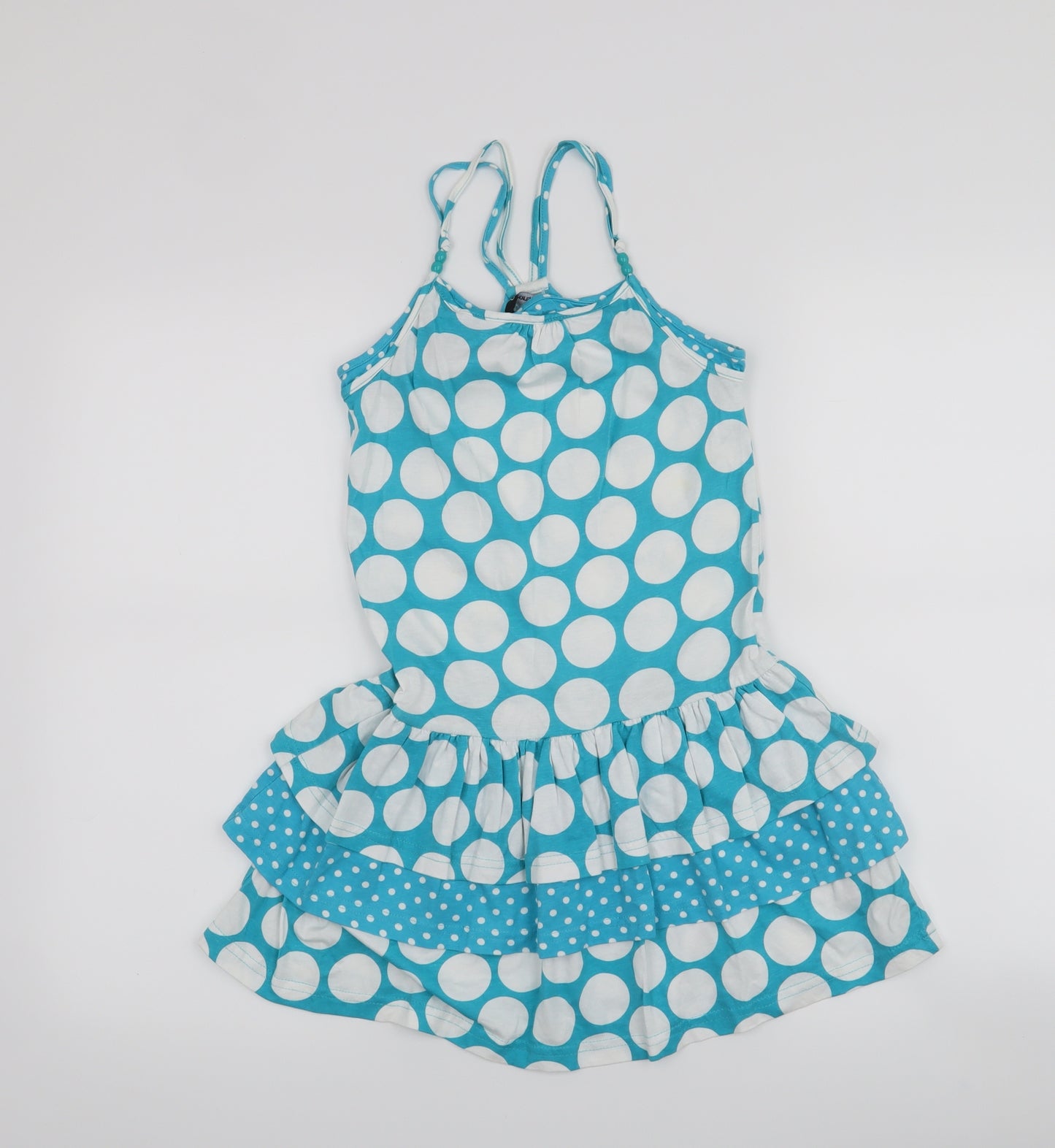 George Girls Black Polka Dot  A-Line  Size 8-9 Years
