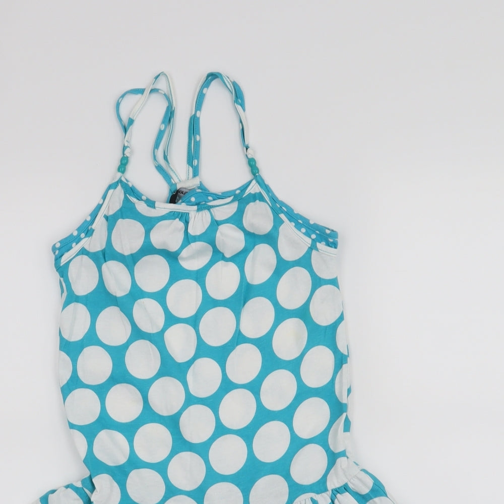 George Girls Black Polka Dot  A-Line  Size 8-9 Years
