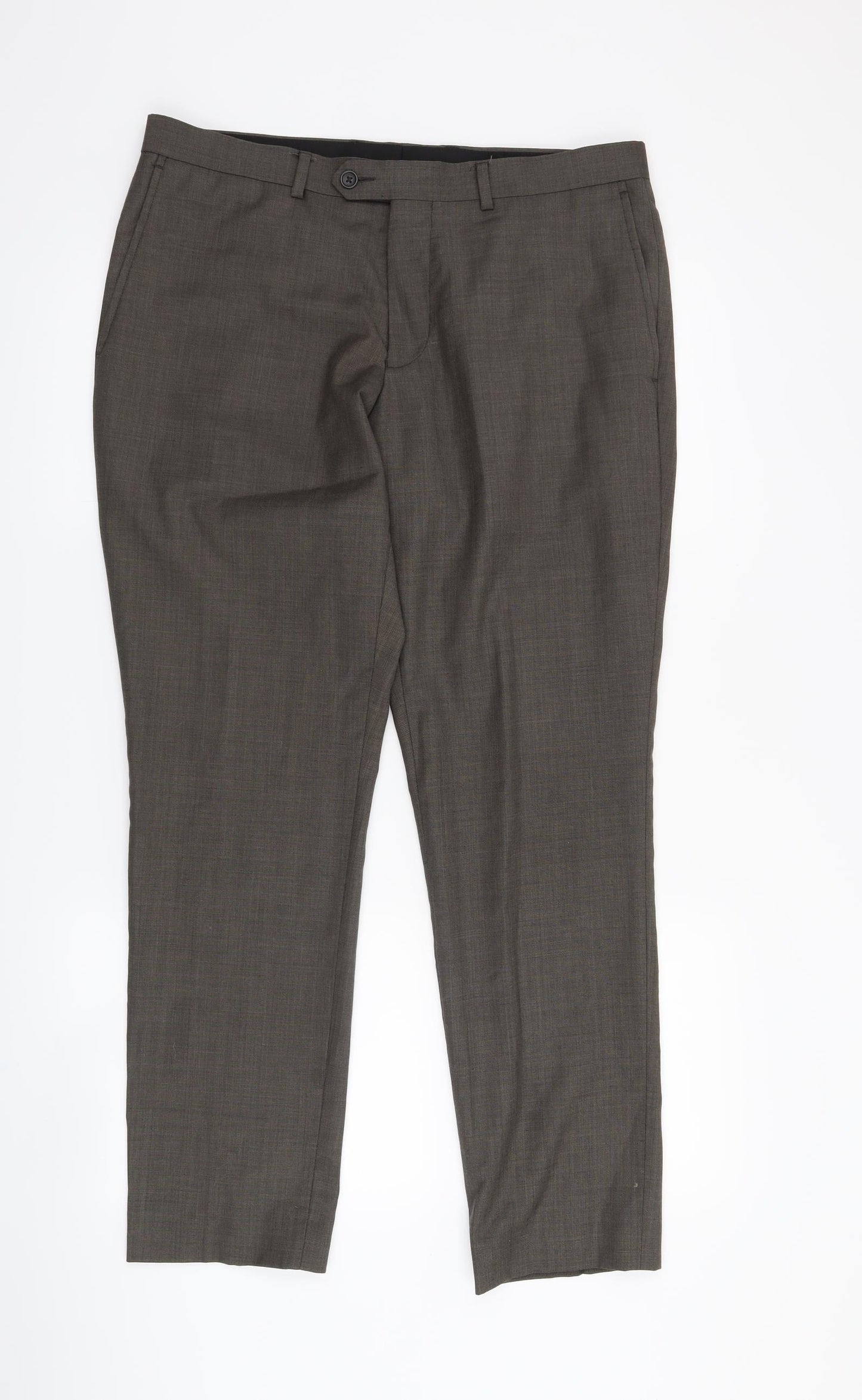 NEXT Mens Grey   Trousers  Size 34 in L28 in