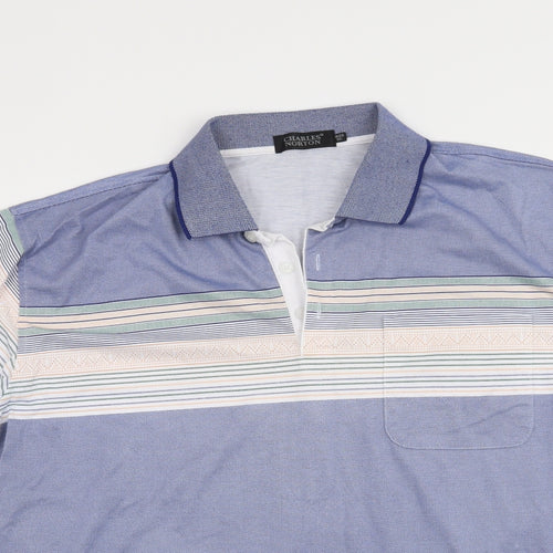Charles Norton Mens Blue    T-Shirt Size XL