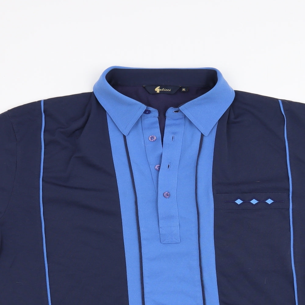 Gabicci Mens Blue    T-Shirt Size XL