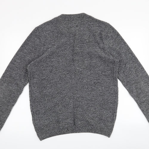 Topman Mens Grey   Pullover Jumper Size S