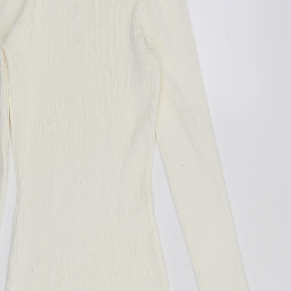 Missguided Womens White   Jumper Dress  Size 12