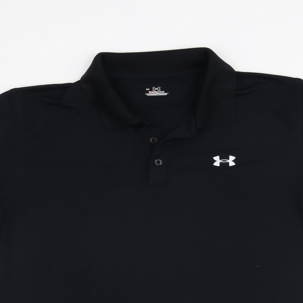Under armour Mens Black    T-Shirt Size L