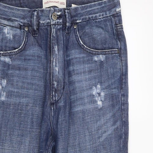 lot 82 Mens Blue   Cropped Jeans Size 32 in