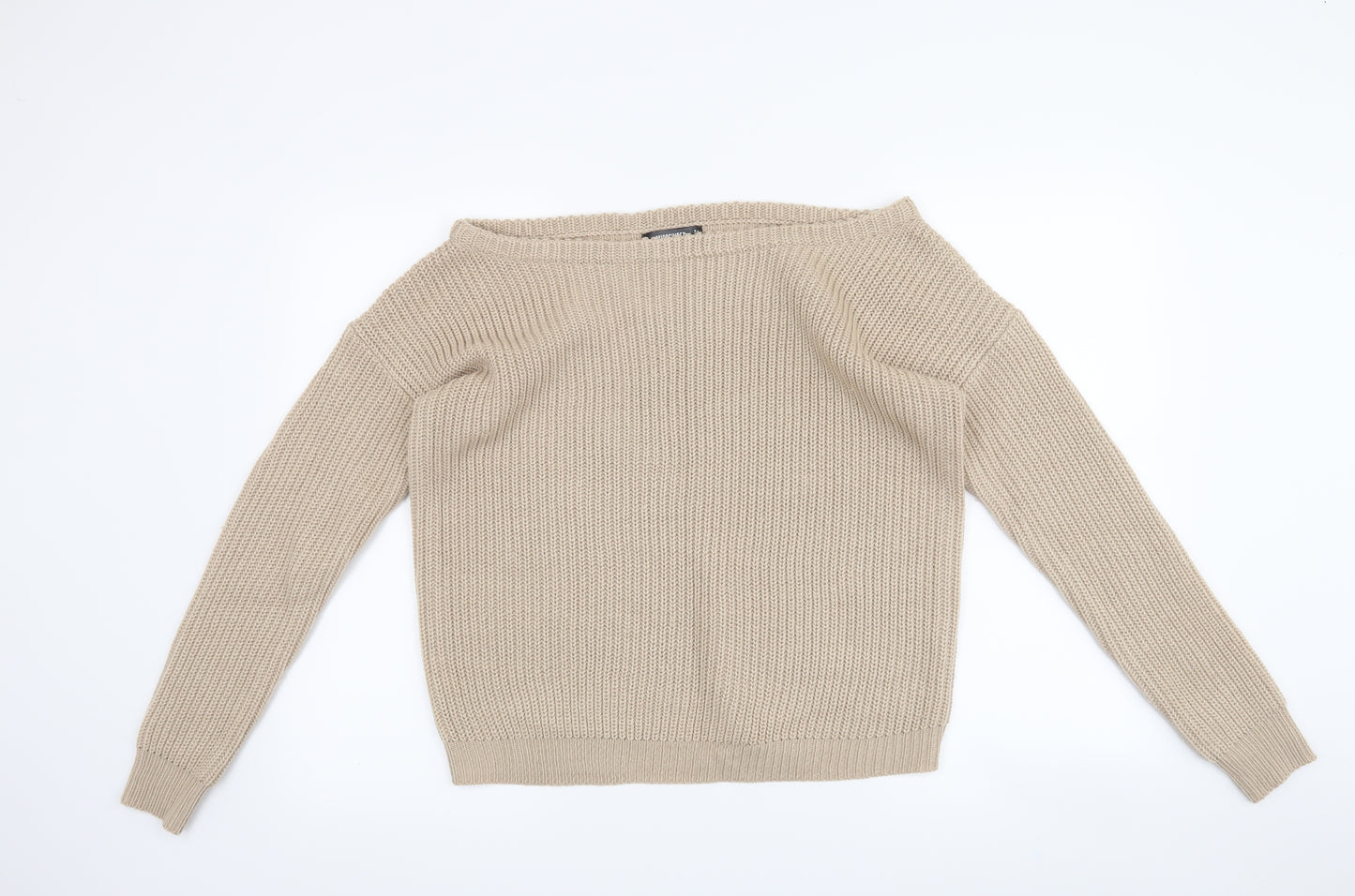Missguided Womens Beige   Pullover Jumper Size S