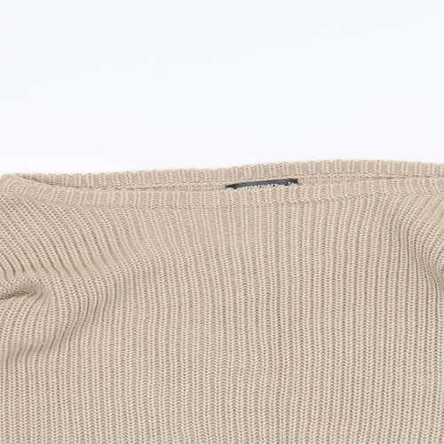Missguided Womens Beige   Pullover Jumper Size S