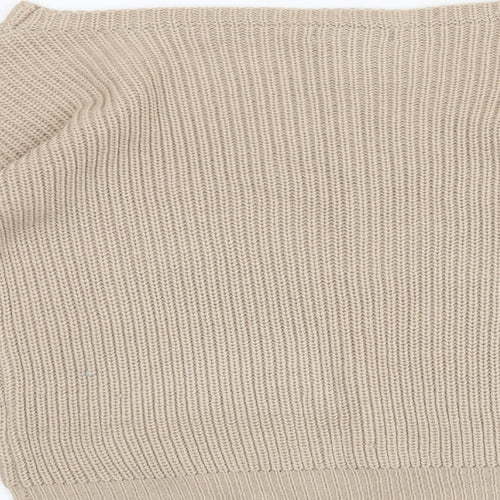 Missguided Womens Beige   Pullover Jumper Size S
