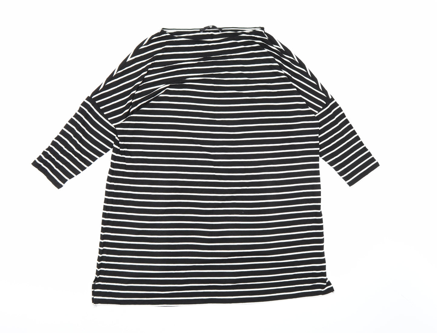 Very Womens Black Striped  A-Line  Size 12
