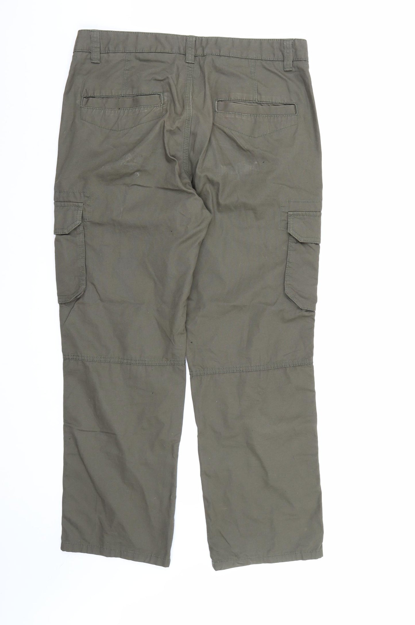 F&F Mens Green   Cargo Trousers  L30 in