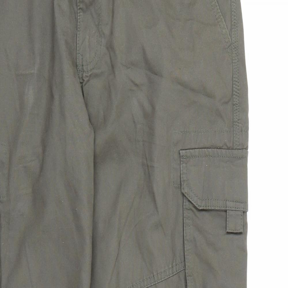 F&F Mens Green   Cargo Trousers  L30 in