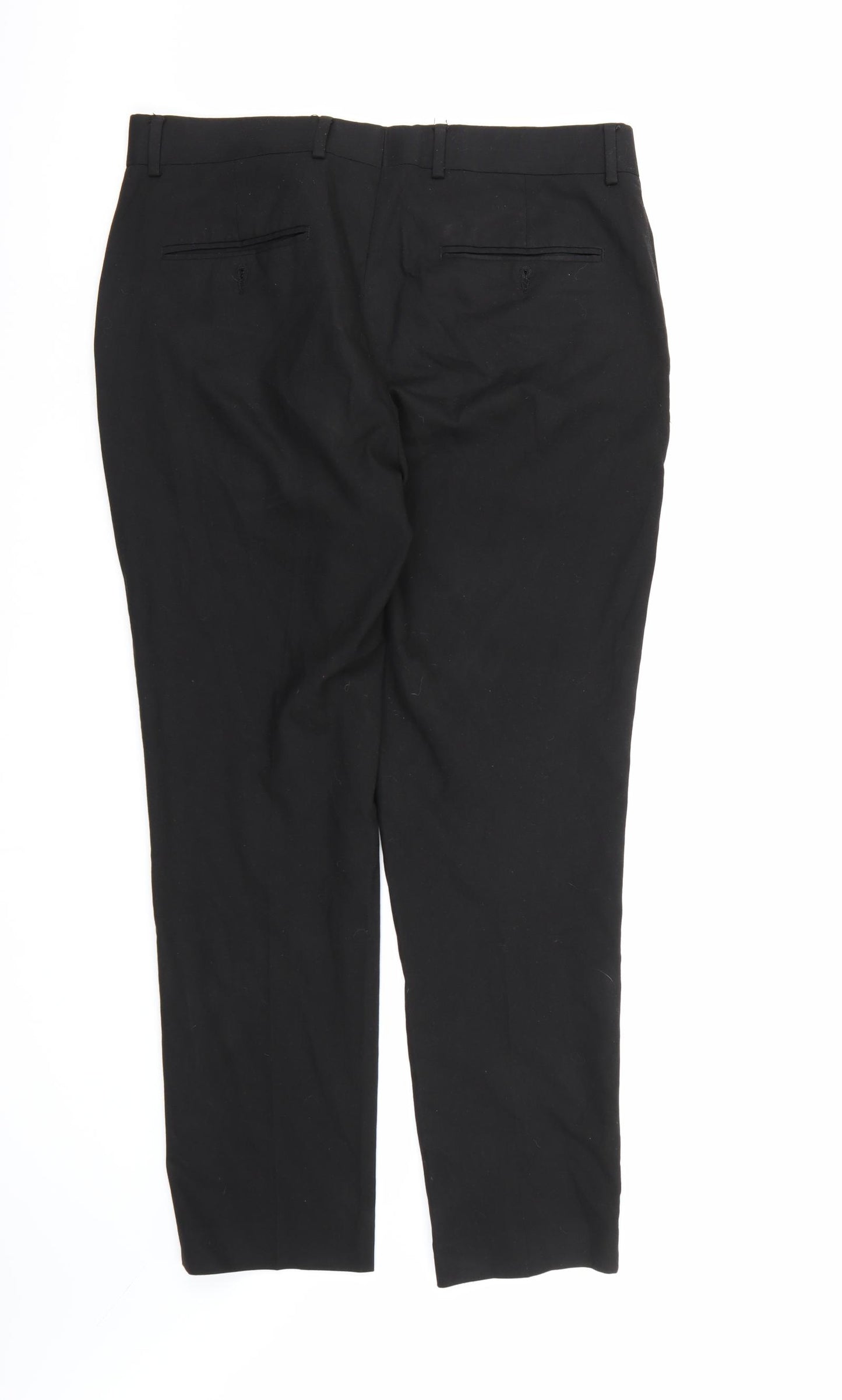 ASOS Mens Black  Rayon Dress Pants Trousers  L29 in