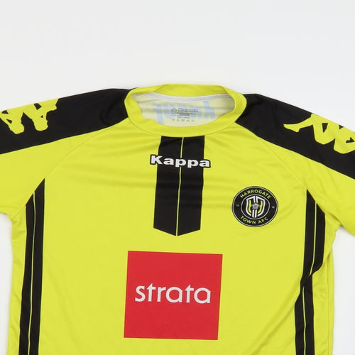 Kappa Mens Yellow   Basic T-Shirt Size M  - Harrogate Town AFC