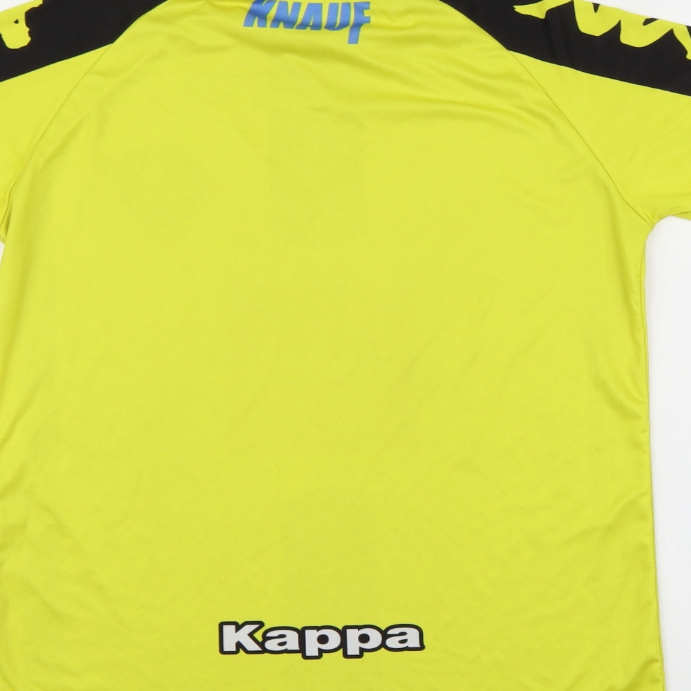 Kappa Mens Yellow   Basic T-Shirt Size M  - Harrogate Town AFC
