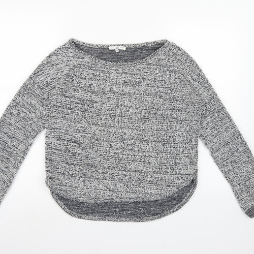 New Look Womens Grey  Knit Pullover Jumper Size 10
