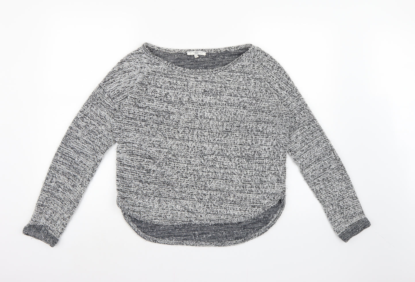 New Look Womens Grey  Knit Pullover Jumper Size 10