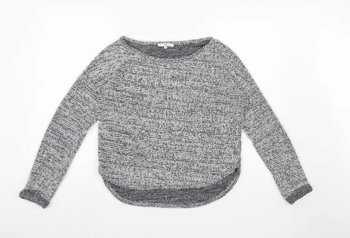 New Look Womens Grey  Knit Pullover Jumper Size 10