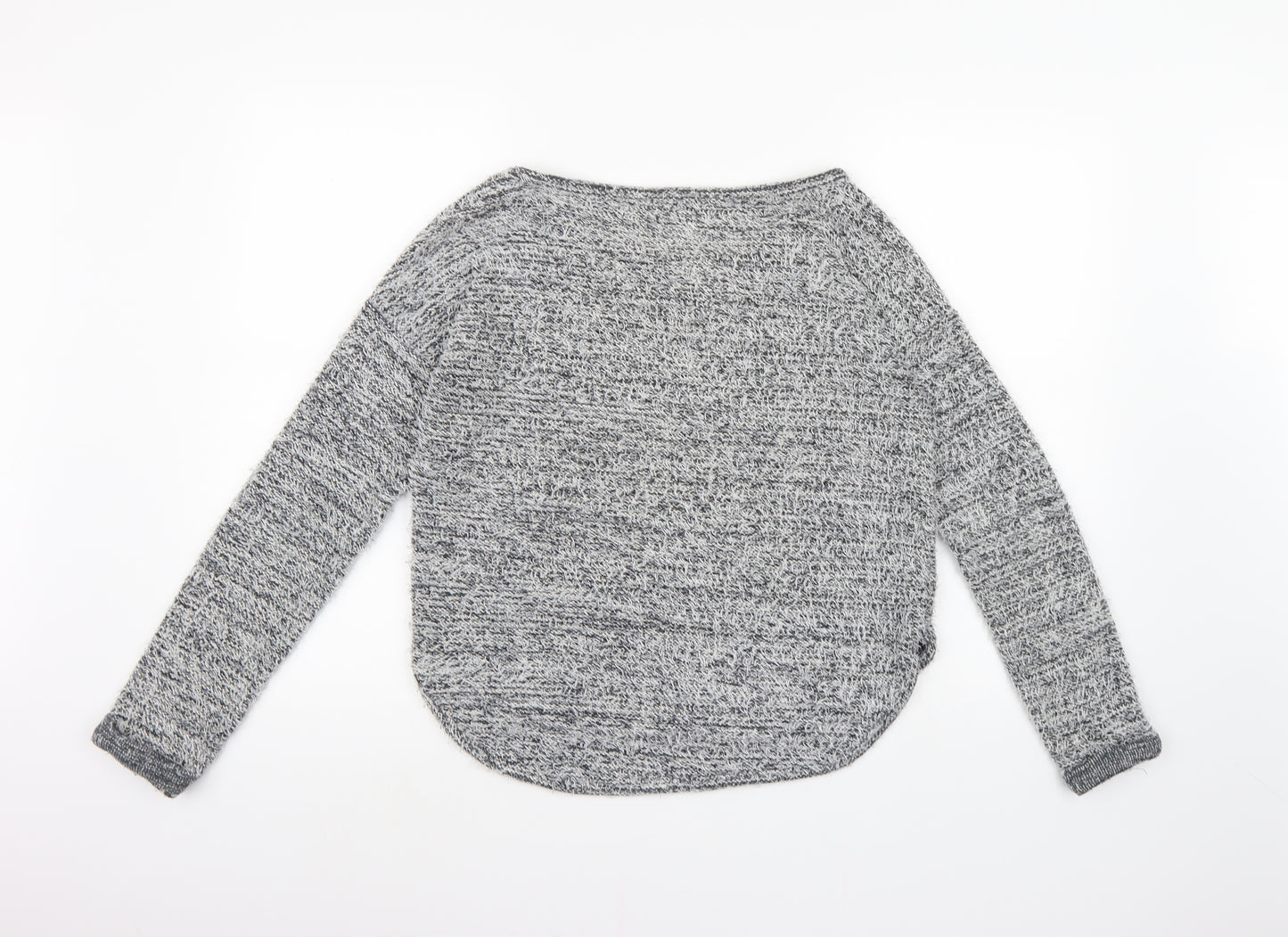 New Look Womens Grey  Knit Pullover Jumper Size 10