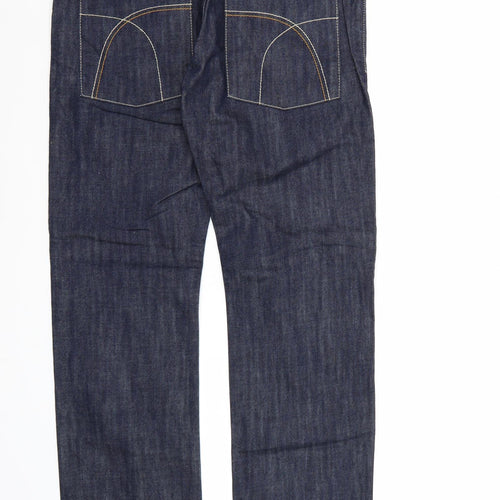 Henleys Mens Blue  Denim Straight Jeans  L31 in