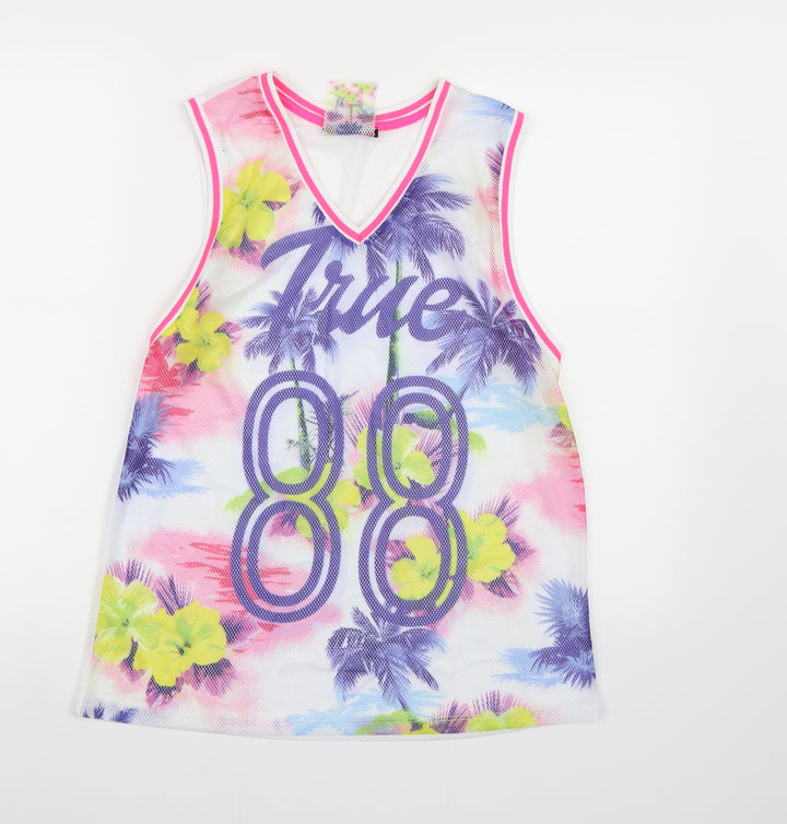 Atmosphere Womens White Basic Tank Size 10