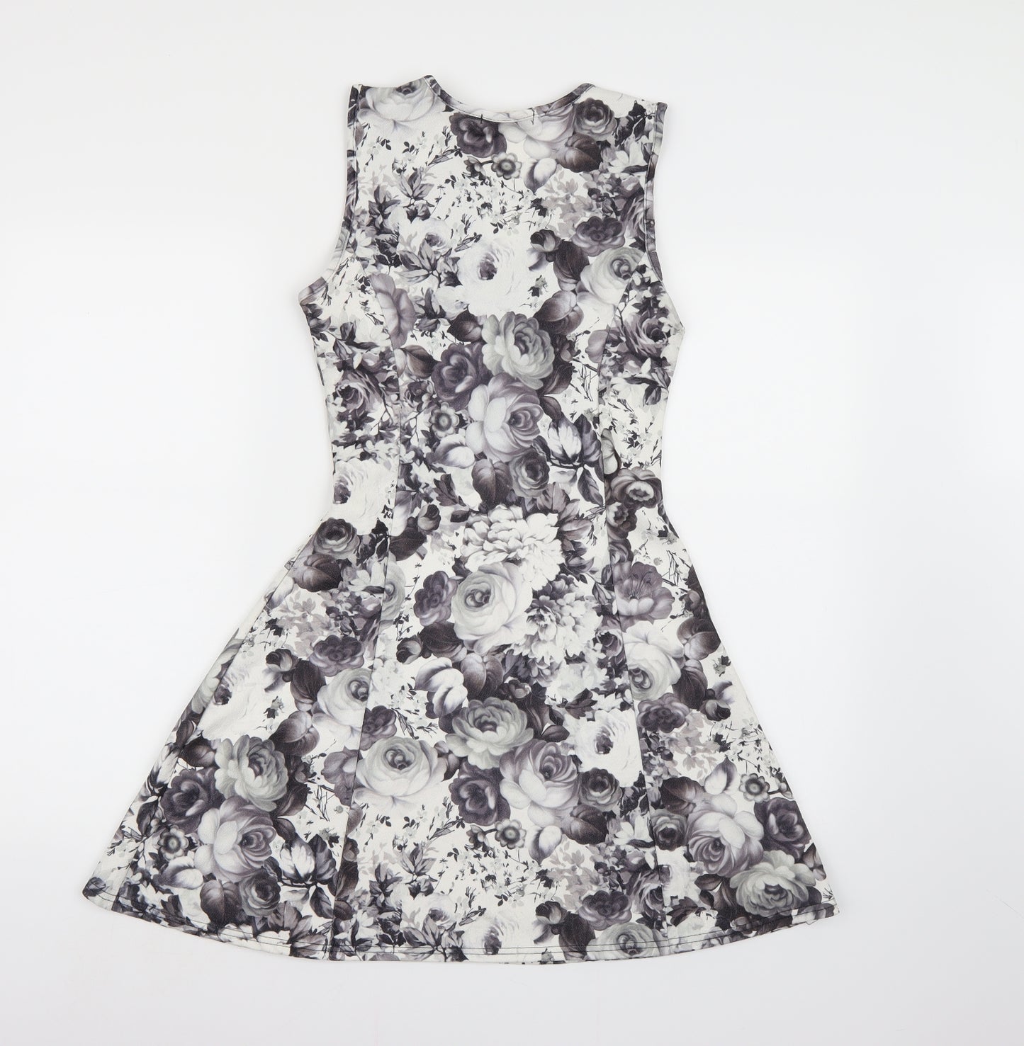 Vouley Vous Womens White Floral  A-Line  Size XS