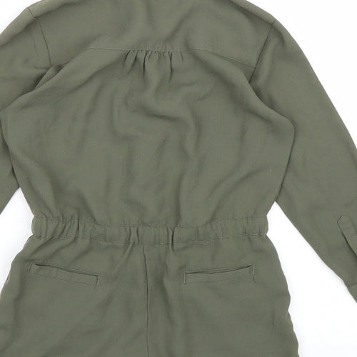 NEXT Girls Green  Chiffon Playsuit One-Piece Size 6 Years