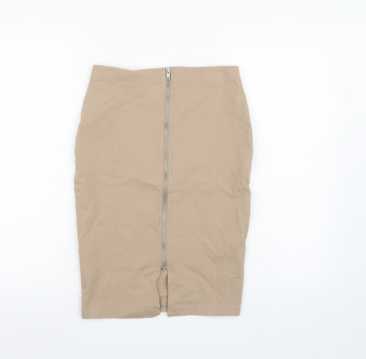 Atmosphere Womens Brown A-Line Skirt Size 10