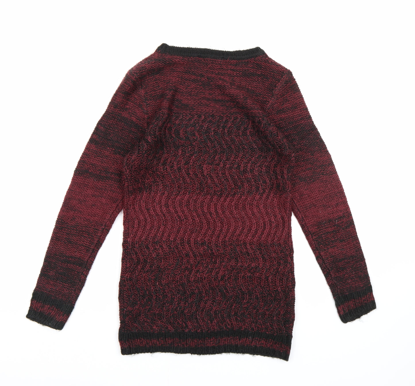 Terranova Womens Red  Knit Pullover Jumper Size S