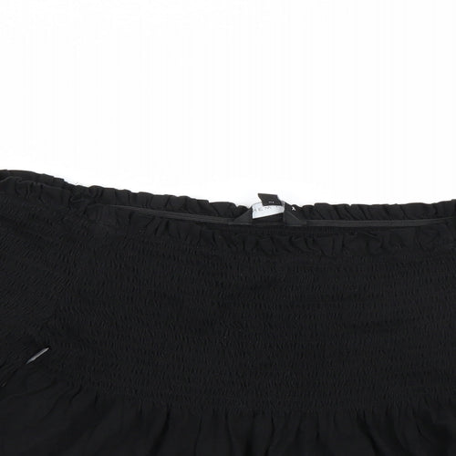 New Look Womens Black   Basic Blouse Size 12  - Flared Sleeves